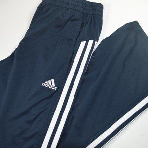 Blue and White Adidas Sweatpants Large